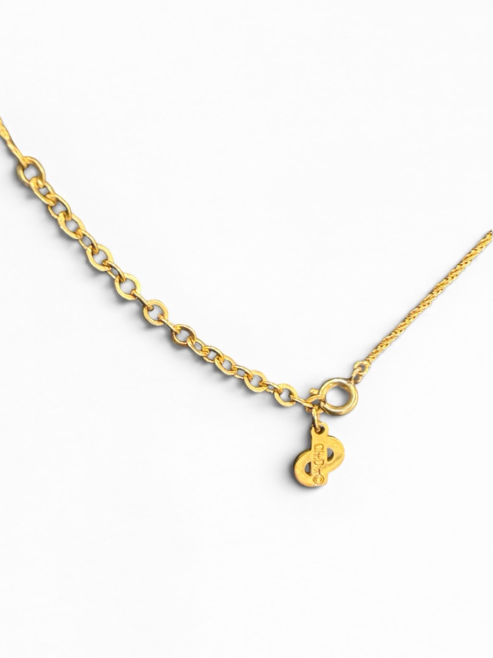 Christian Dior Vintage CD Logo Charm Pendant Necklace - Picture 5 of 5